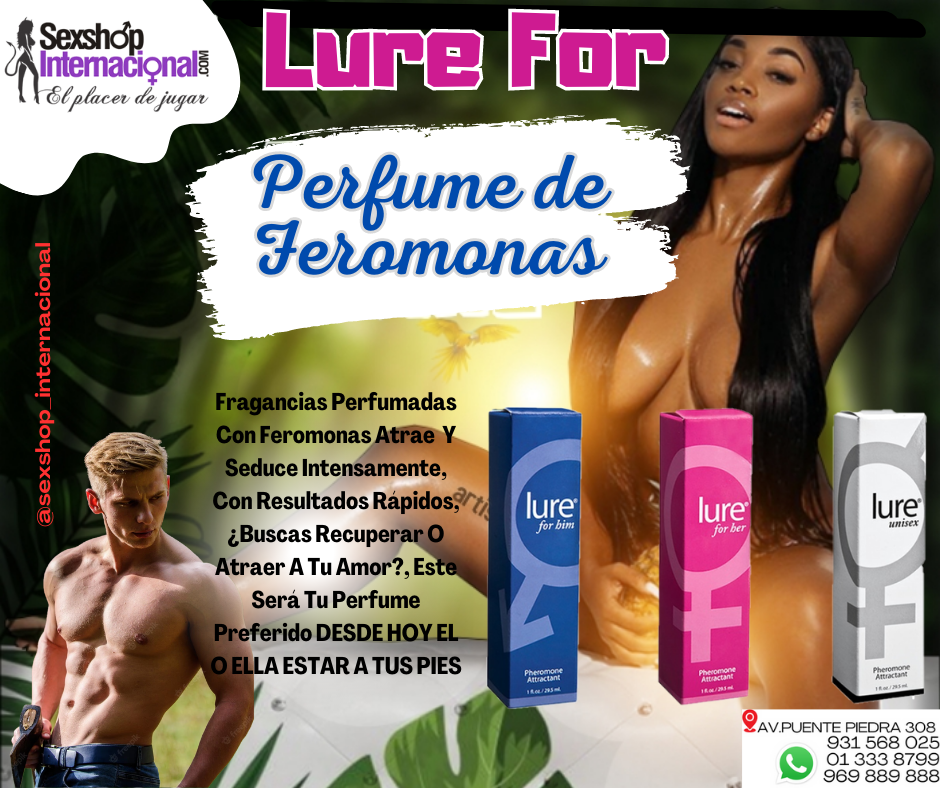 LURE FOR PERFUME AFRODISIACO CON FEROMONAS ATRAE Y SEDUCE INTENSAMENTE